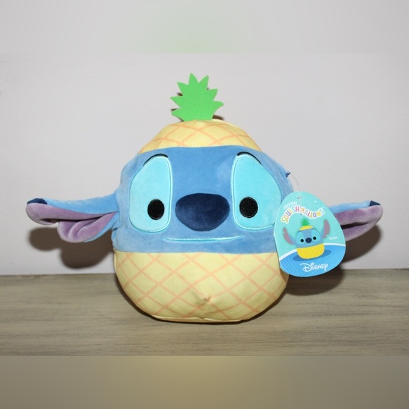 Squishmallows Other - SQUISHMALLOWS STITCH Pineapple Disney Plush NWT LILO & Stitch